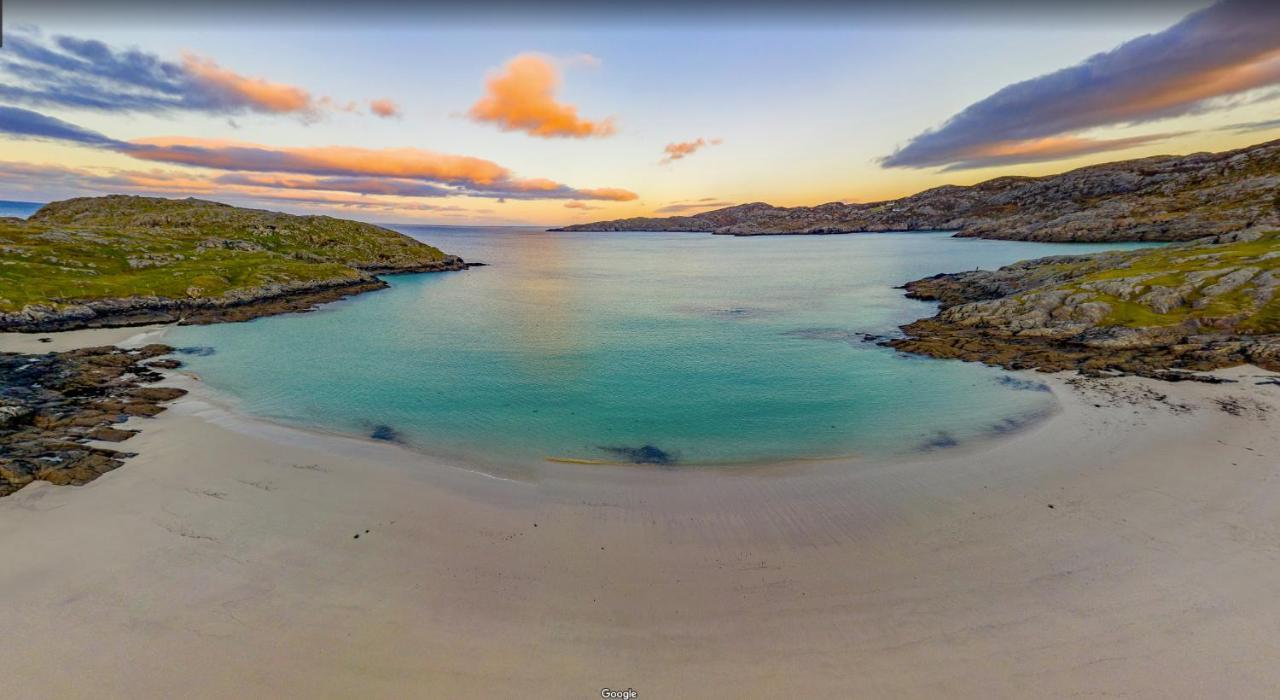 North Coast 500 Pods Hotell Achmelvich Exteriör bild