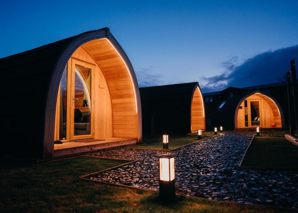 North Coast 500 Pods Hotell Achmelvich Exteriör bild